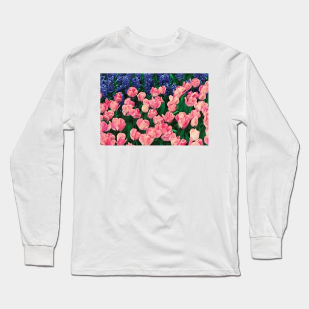 Close Up Of Flowers Art Long Sleeve T-Shirt by TaivalkonAriel